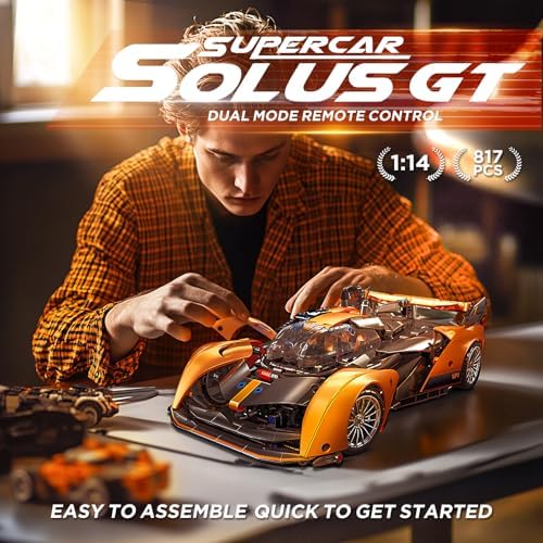 Remote Control Building Car 114 Solus GT 817pcs