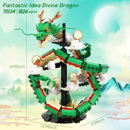 JMBricklayer Dragon Building Set for Adults