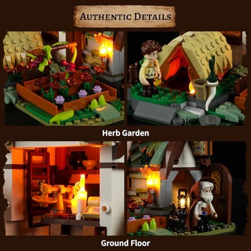 Funwhole Medieval Apothecary Shop Building Set - 1470 Pieces