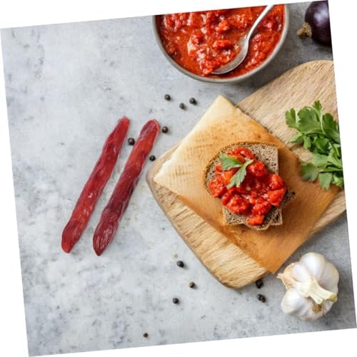 Realistic Artificial Sausage Food Model 2Pcs PVC Set