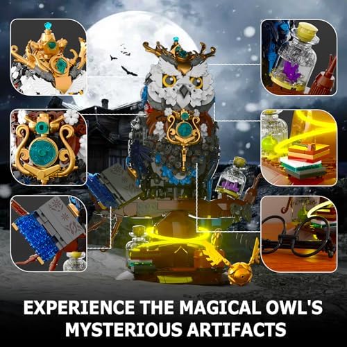 Magic Owl Flower Animal Building Set 1288 Pcs