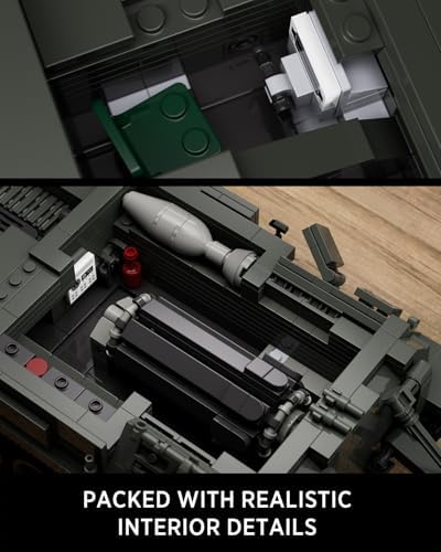 Nifeliz 2S4 Military Tank Building Model Set for Adults