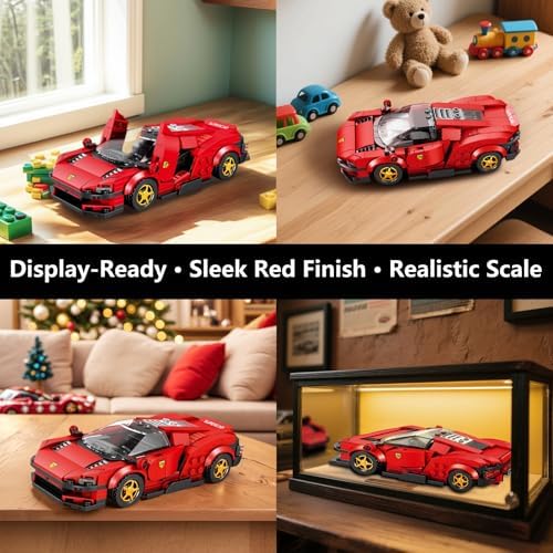 Speed Champions Sports Car Building Kit - 275 Pieces 124 Red SP3