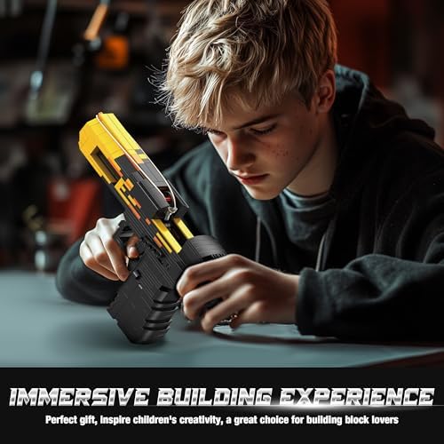 Fluorspar Blaster Building Block Gun for Adults and Kids 14