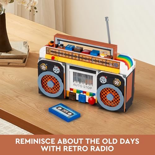 Retro Radio Classic Building Blocks Set 554 Pieces