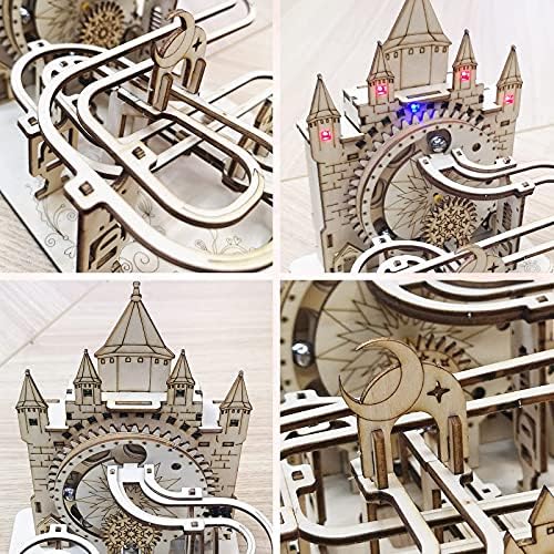 Music Park 3D Wooden Puzzle Marble Run Kit for Adults and Teens