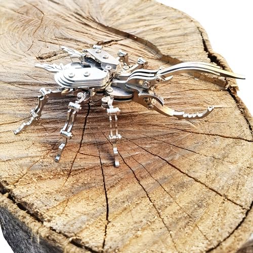 3D Metal Puzzle Beetle - Assembles with Tools