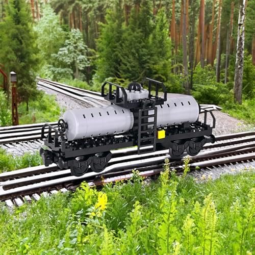 Podafu 6IN1 City Freight Train Building Set for Teens and Adults