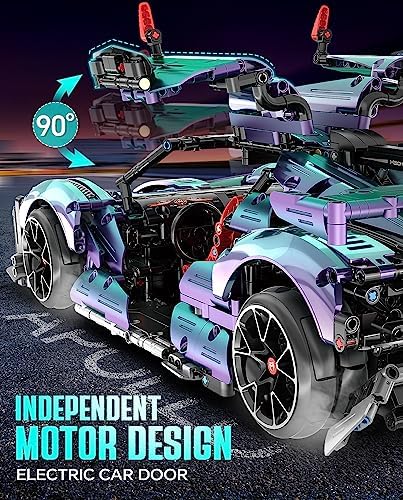 Super Plated Sports Car Building Kit for Adults