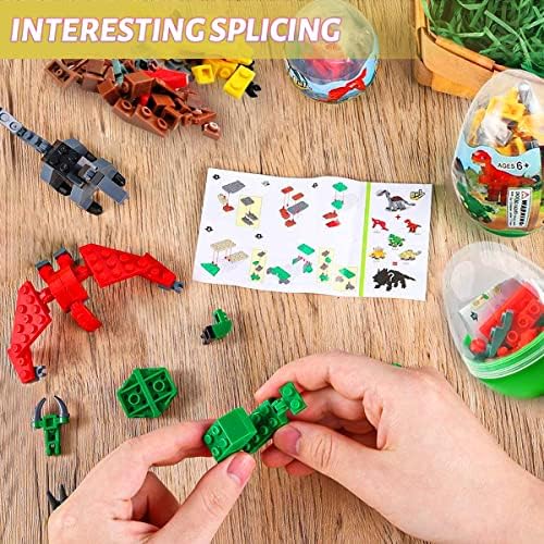 LEBOCADO Mini Dinosaur Building Blocks 12 Pack