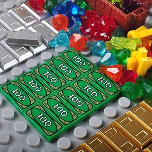 Treasure Building Blocks Set DIY Gold Bar Jewelry Kit