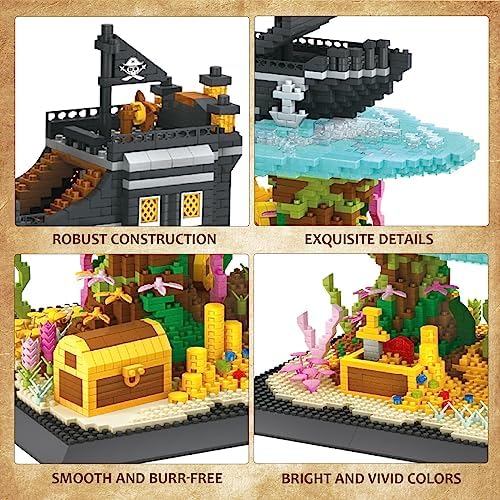 Pirates Ship Model Building Blocks Kit 4059PCS MOC Black Pearl Sailboat