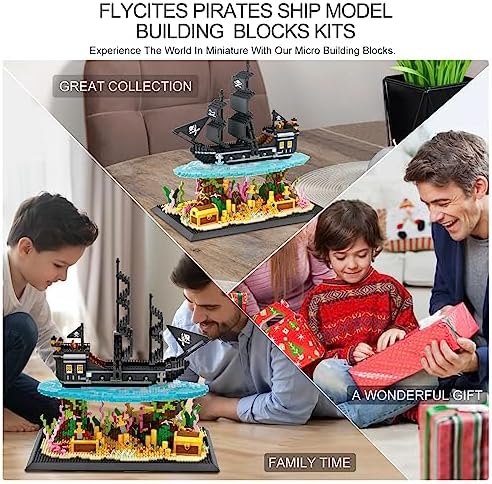 Pirates Ship Model Building Blocks Kit 4059PCS MOC Black Pearl Sailboat